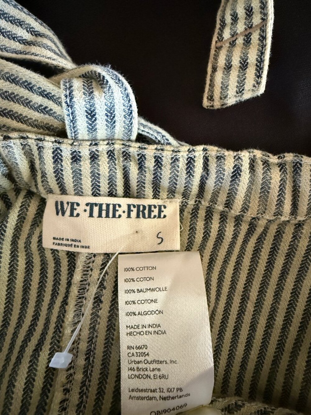 NWOT Free People Sundown Railroad Skirtall Sz S - Picture 11 of 15